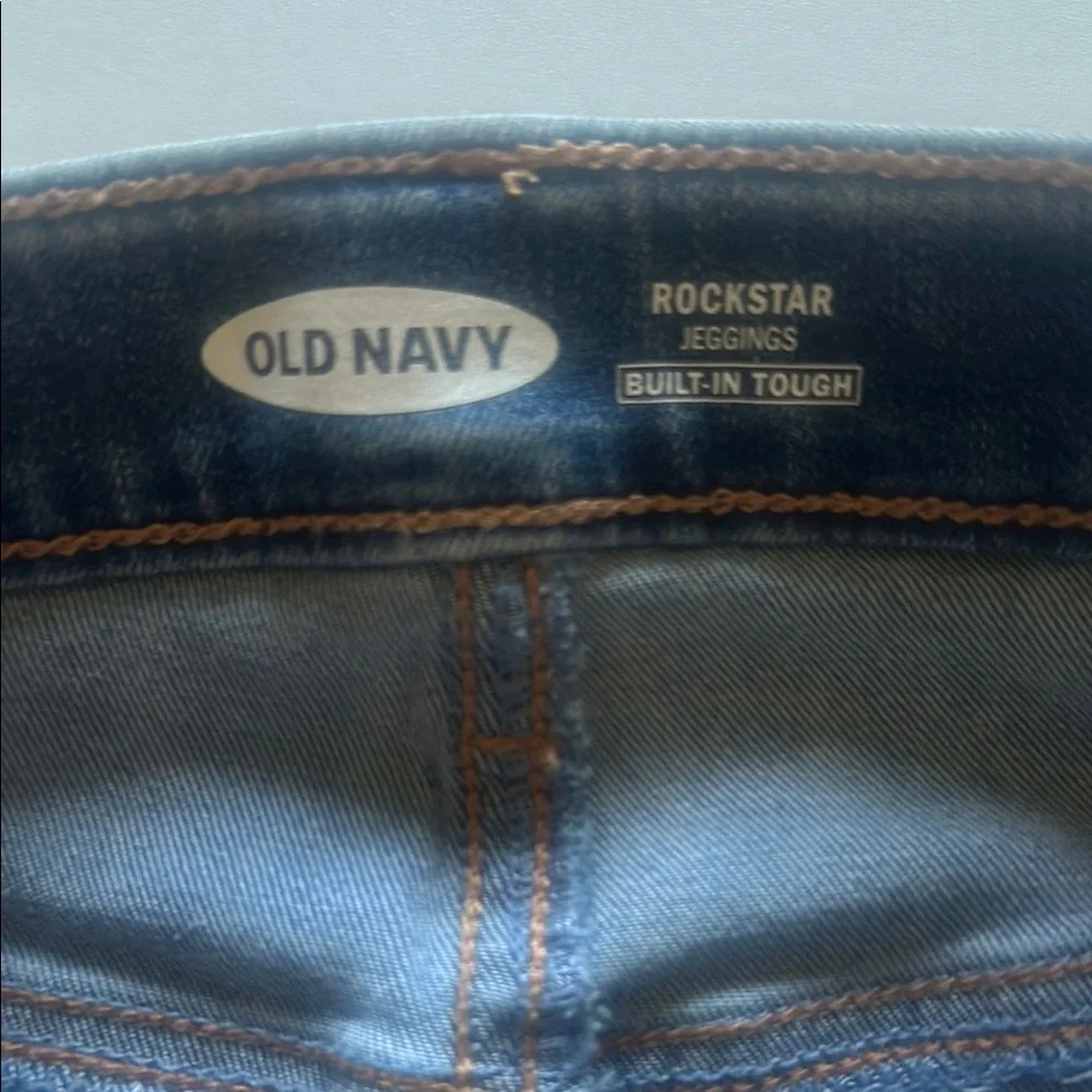 Old Navy Girls’ Distressed Blue Skinny Jeans